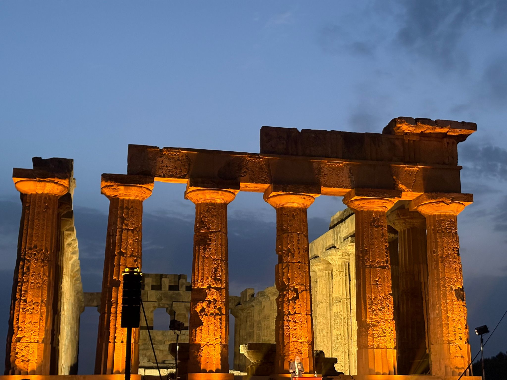 Templi di Selinunte al tramonto
